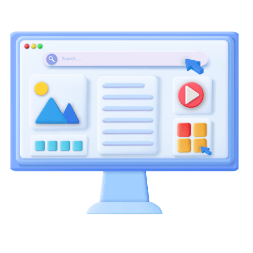 Custom Web Applications illustration