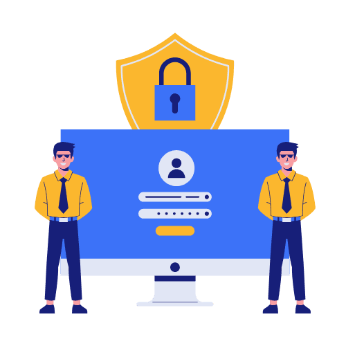 Cybersecurity Solutions illustration