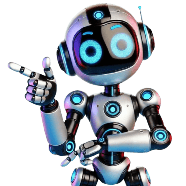 Robot Assistant addressing FAQs